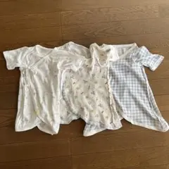 ベビー肌着 ホワイト×3枚セット