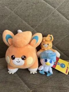 ポケモンセンター　ぬいぐるみセット　パモ　パーモット　クワッス