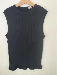 YOUNG＆OLSEN ヤングアンドオルセン　リブ　タンクトップ　ノースリーブ