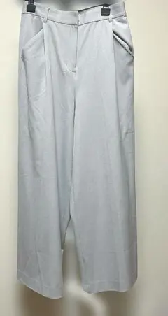 グレー ワイドパンツ　NATURAL BEAUTY BASIC