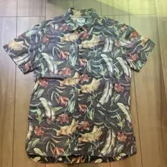 Hurley フローラル 半袖シャツ M アロハシャツ