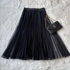 Weekend MaxMara　チュールアコーディオンプリーツスカート◆6324