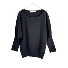 【GALLARDA GALANTE】ネイビーニット 上品シルエット Fサイズ