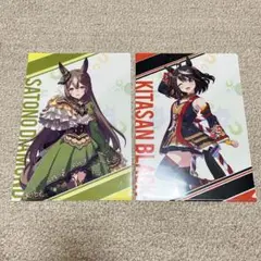 【非売品】ウマ娘×セブンイレブン A4クリアファイル2枚セット