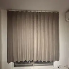 ブラウン アコーディオンカーテン
