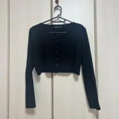 SHEIN クロップドカーディガン トップス