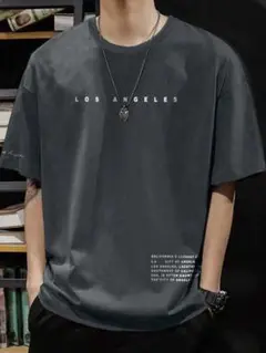 ロサンゼルス プリント オーバーサイズTシャツ