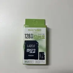 LAZOS microSD 128GB アダプター付き
