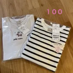 プティマイン　プティプラ　ロンT　長袖　100