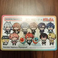 新品未使用 カラフルピーチ×太鼓の達人 限定 バナパスポート カード バナパス