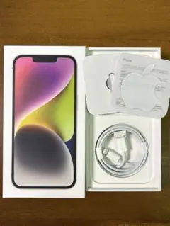 iPhone 14空箱+付属品　　ホワイト