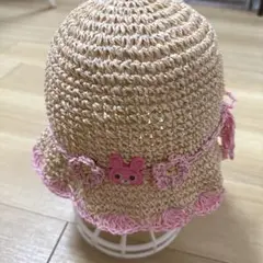 ホットビスケッツ　麦わら帽子　Lサイズ　帽子