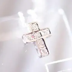 トクトク ジュエリーマキ ぷっくり クロス ネックレス