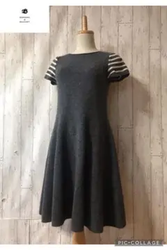 BORDERS at BALCONY カシミヤニットワンピース