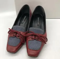 6m70 美品 RABOKIGOSHIworks 靴 パンプス 赤 23.5㎝