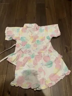 après les cours 甚平 90cm パステルカラー