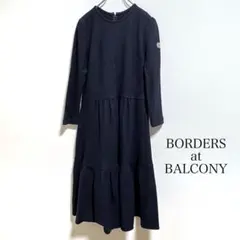 ボーダーズアットバルコニー サイズ38 MELTON JERSEY DRESS