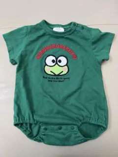 ケロケロケロッピ 緑色ロンパース　80