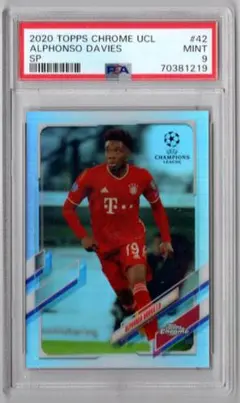 2020 Topps Chrome Alphonso Davie SP PSA9