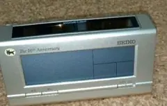 SEIKO ヤマト運輸10周年記念 デジタル目覚まし時計 ゴールド ソーラー電波