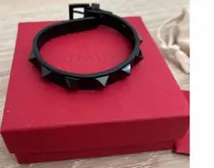 VALENTINO ロックスタッズ ブレスレット ブラック ヴァレンティノ
