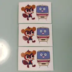 KEIO京王電鉄けい太くん✕FC東京東京ドロンパシール3枚セット