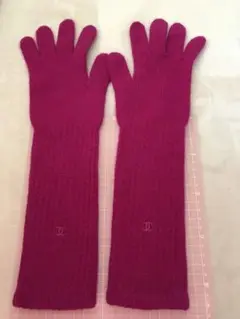 シャネル ロングカシミア手袋