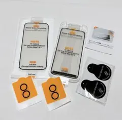 iPhone16 液晶保護フィルム レンズ保護フィルム 2+2セット
