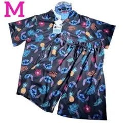 Disney ディズニー スティッチ メンズパジャマ　M　総柄 stitch