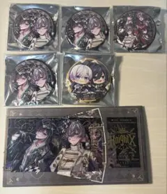 騎士X KnightX しゆん タケヤキ翔 全員 ペア 缶バッジ クリアチケット