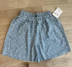 水色リボン柄ショートパンツ
