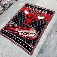 NBA シカゴブルズ　ブランケット　マルチカバー　ソファーカバー　148x111