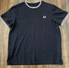 フレッドペリー　ネイビー　tシャツ　L