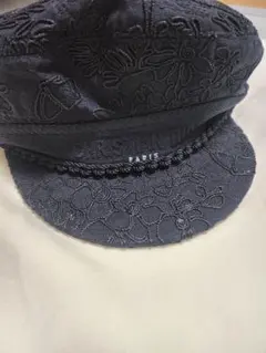 ⭕️美品　Dior　ディオール　チュールキャスケット　黒　ブラック　56 ⭕️美品 Dior ディオール チュールキャスケット 黒 ブラック 56