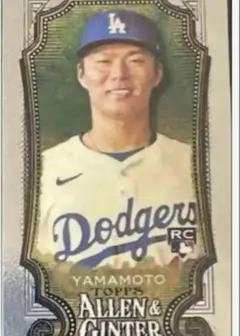 山本由伸 投手　2024 ドジャース　ミニカード