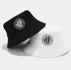 【新品未使用】HUF ハフBUCKET HAT バケハ　バケットハット　ブラック