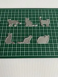 NO66 カッティングダイ　猫　猫シルエット