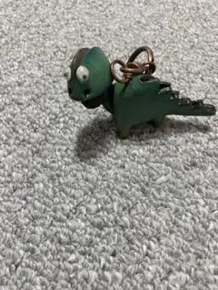 レトロキーホルダー 本革恐竜?