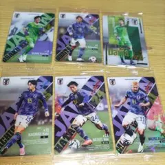 サッカー　カード　6枚セット