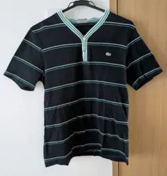 【LACOSTE】襟無しシャツ （美品）サイズ４