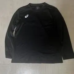 asics 黒 長袖Tシャツ XL