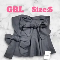 ♡新品未使用♡ GRL リボン付きビスチェ Sサイズ