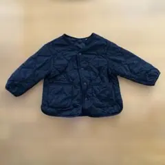 ユニクロ☆ブラックキルティングジャケット100サイズ