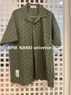【美品】BPM NANO universe GOLF シャツ Ｌサイズ