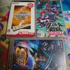ジャンク。PSPソフト3枚