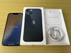 【週末割引】iPhone13ミッドナイト128GB純正ケーブル付 ※ジャンク品