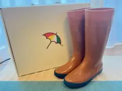 キャメル色の長靴
