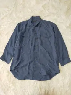 SHIRTS HOUSE 長袖シャツ XL ネイビー