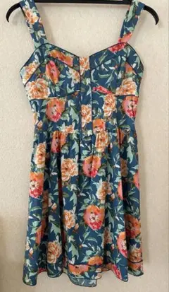 BORNY花柄ノースリーブワンピース
