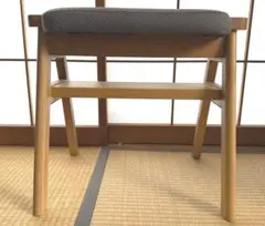 無印良品 残反をつかったスタッキングスツール ブルーグレー